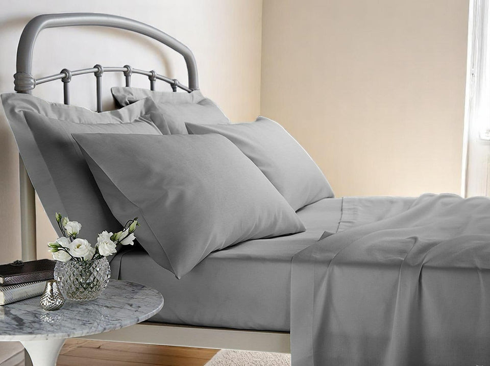 UltraSoft 400TC Fitted Sheet – 100% Egyptian Cotton | 40cm Deep | Luxury Feel | All UK Sizes